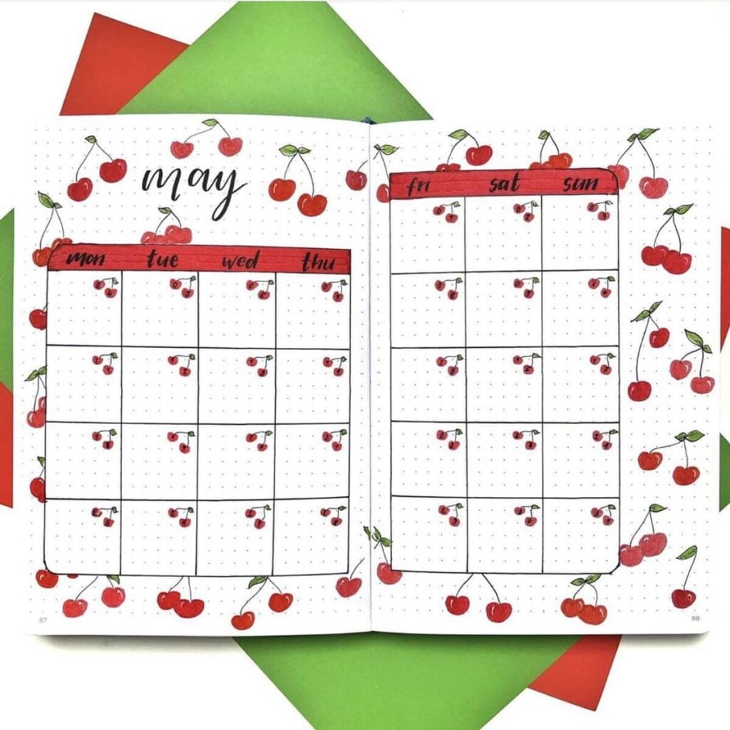 May bullet journal ideas