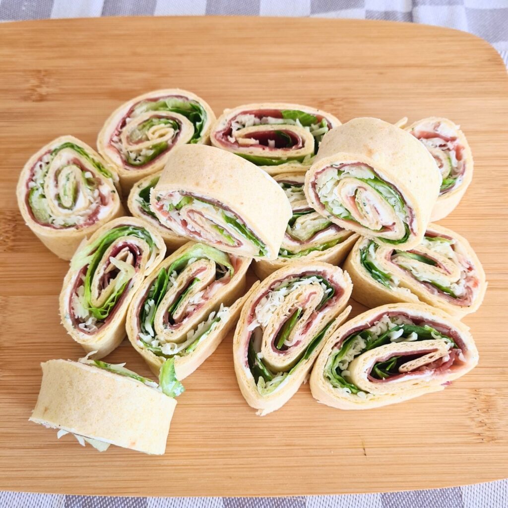 ham tortilla pinwheels recipe