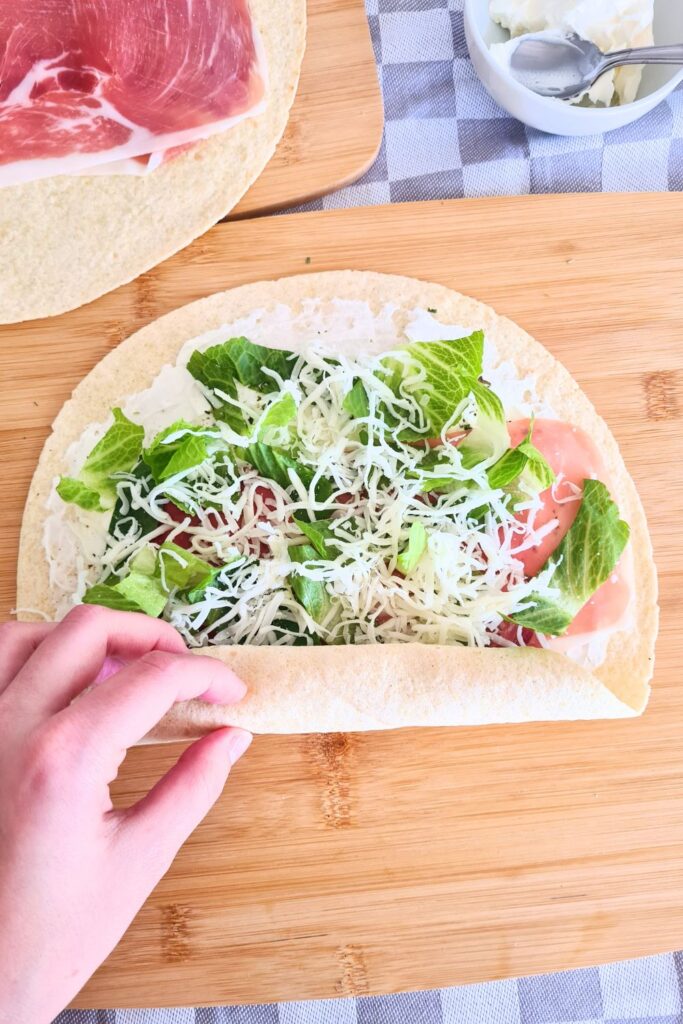 ham tortilla pinwheels recipe