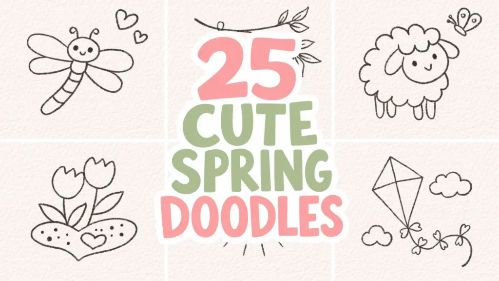 Cute spring doodles