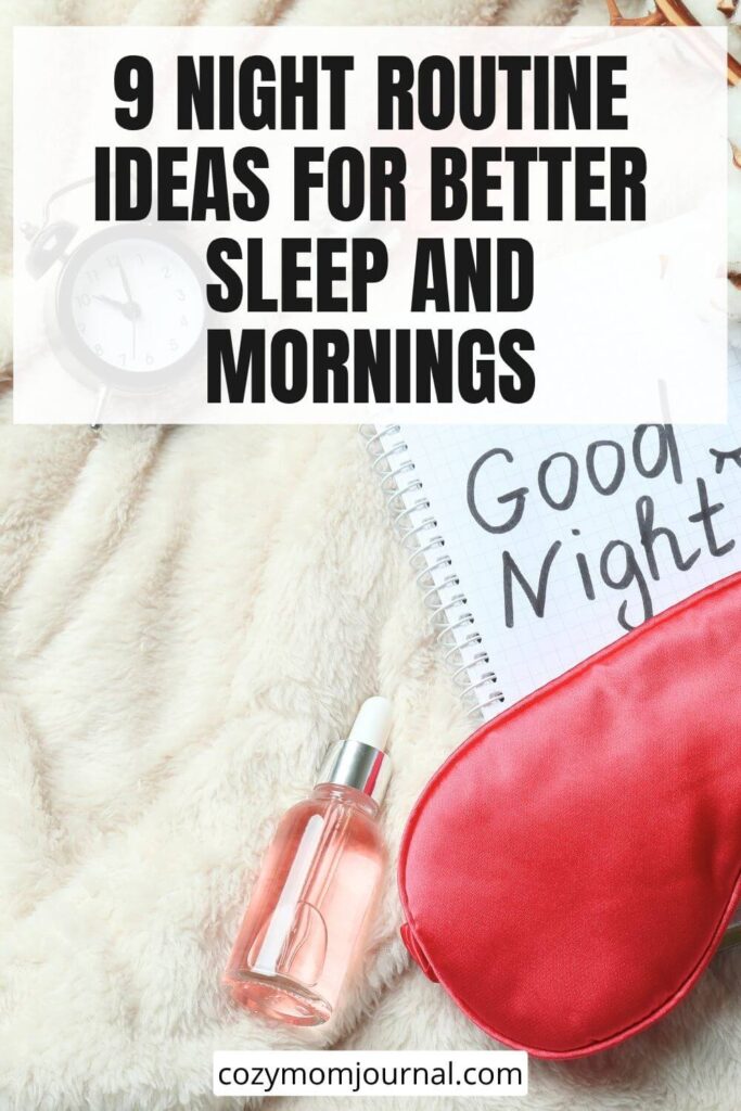 night routine ideas