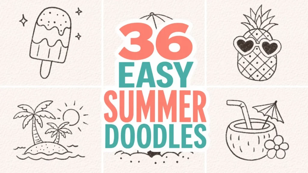 easy summer doodles