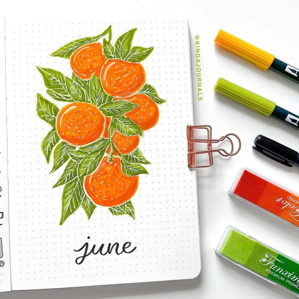 June Bullet Journal Ideas