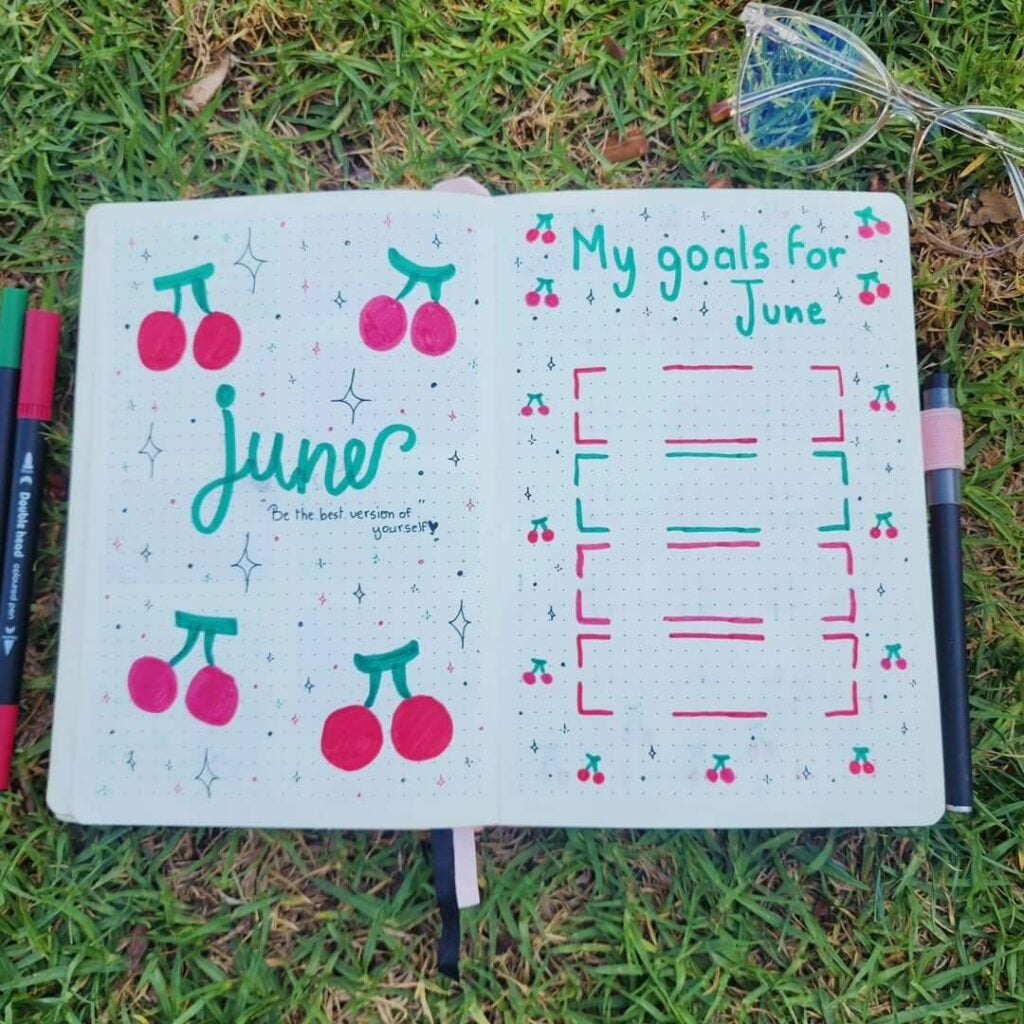 June Bullet Journal Ideas