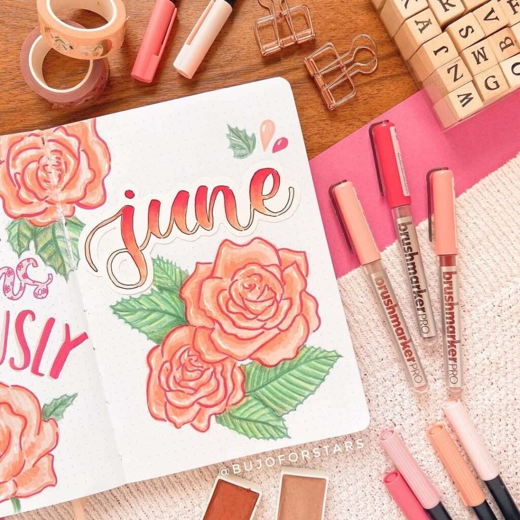 June Bullet Journal Ideas
