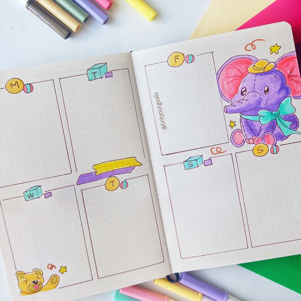 June Bullet Journal Ideas