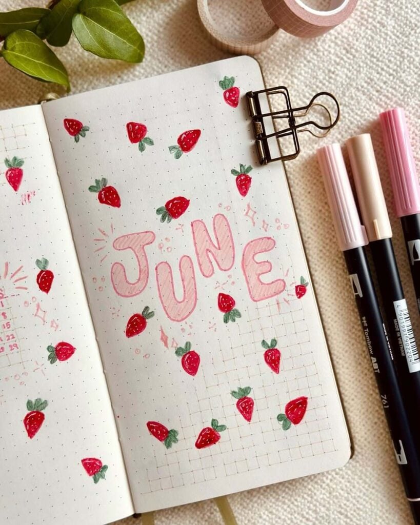 June Bullet Journal Ideas