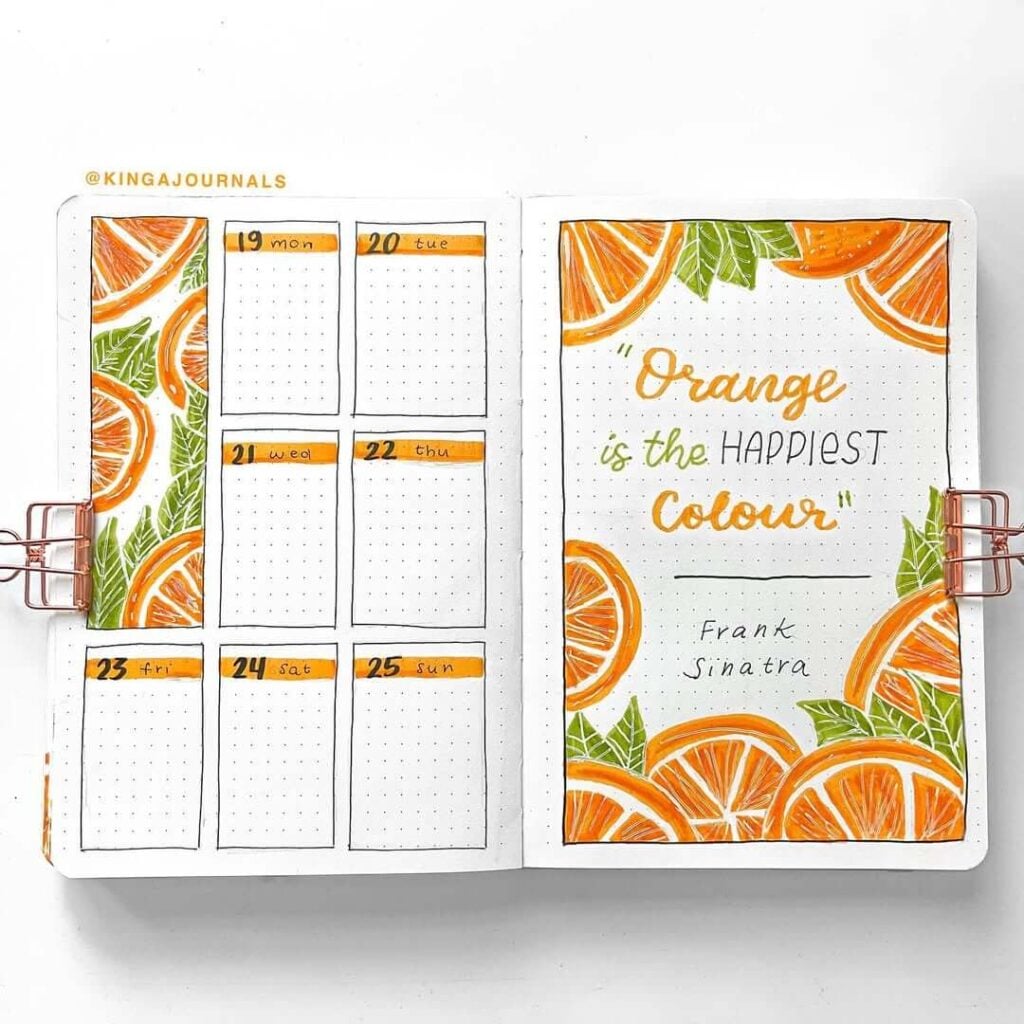 June Bullet Journal Ideas