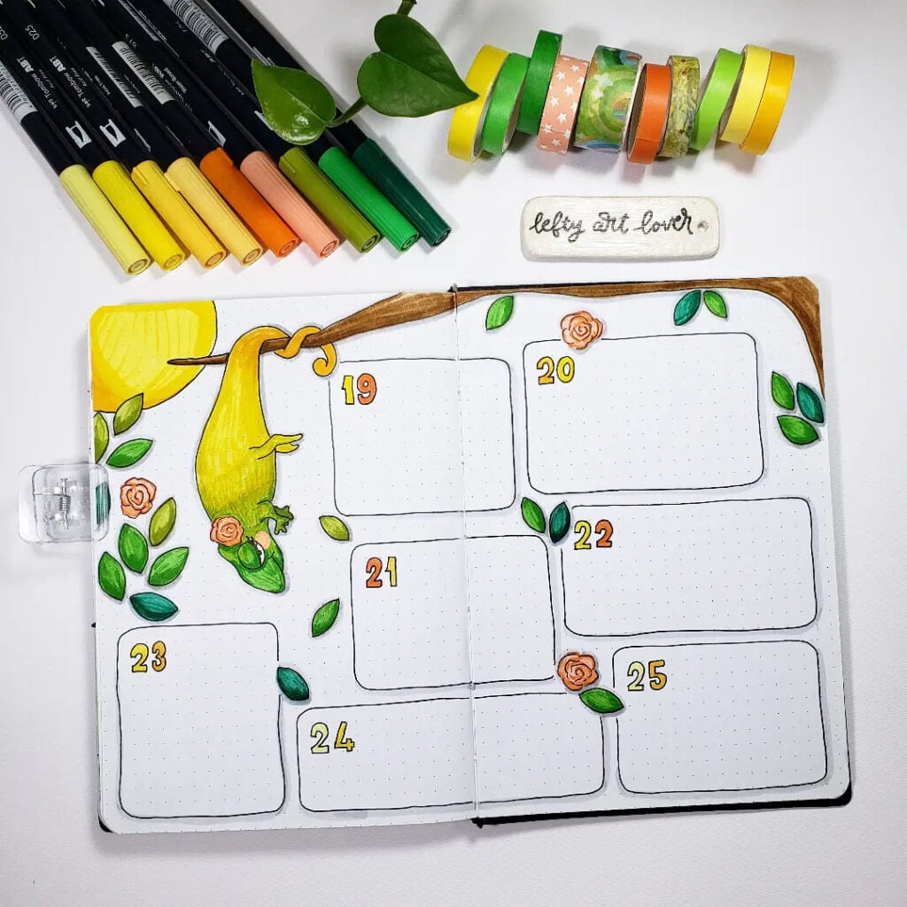 June Bullet Journal Ideas