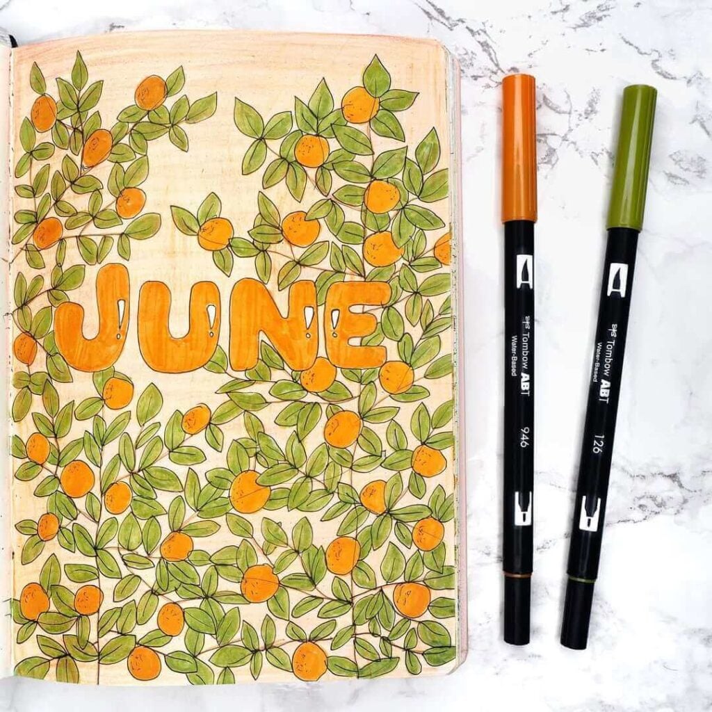 June Bullet Journal Ideas