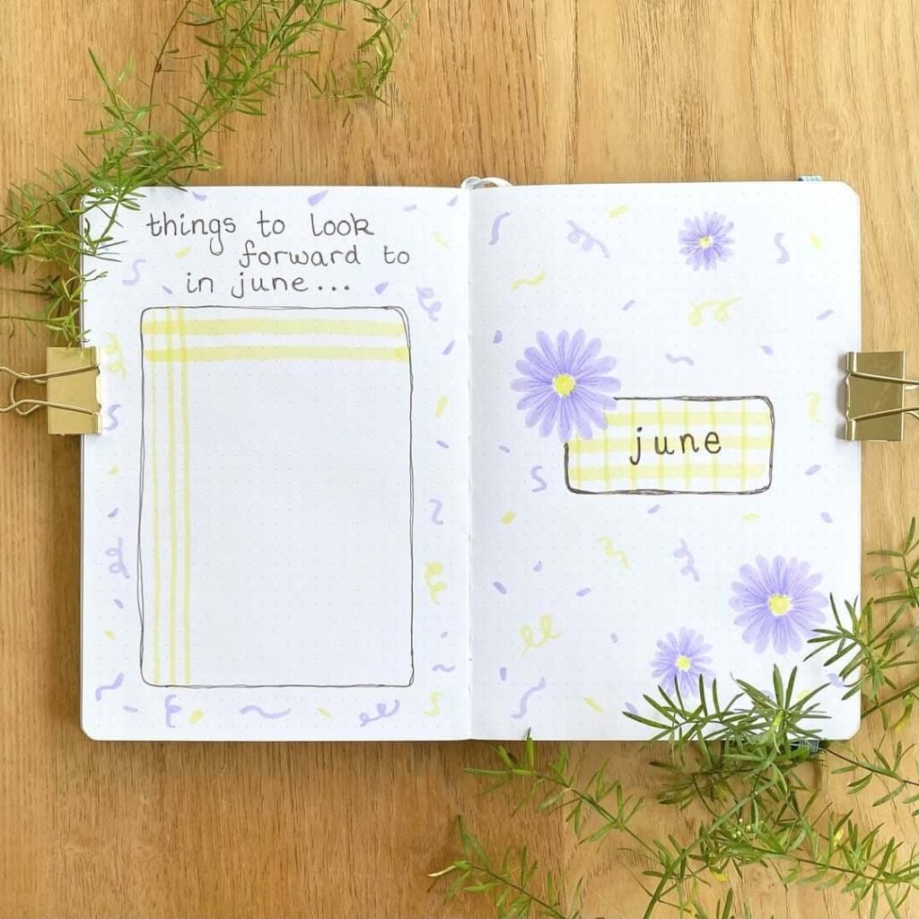 June Bullet Journal Ideas