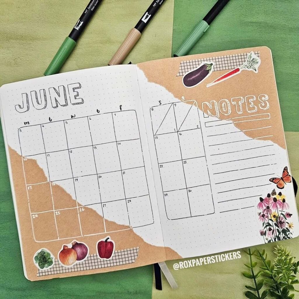 June Bullet Journal Ideas