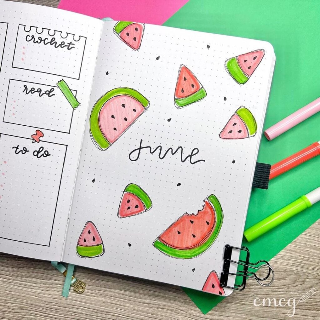 June Bullet Journal Ideas