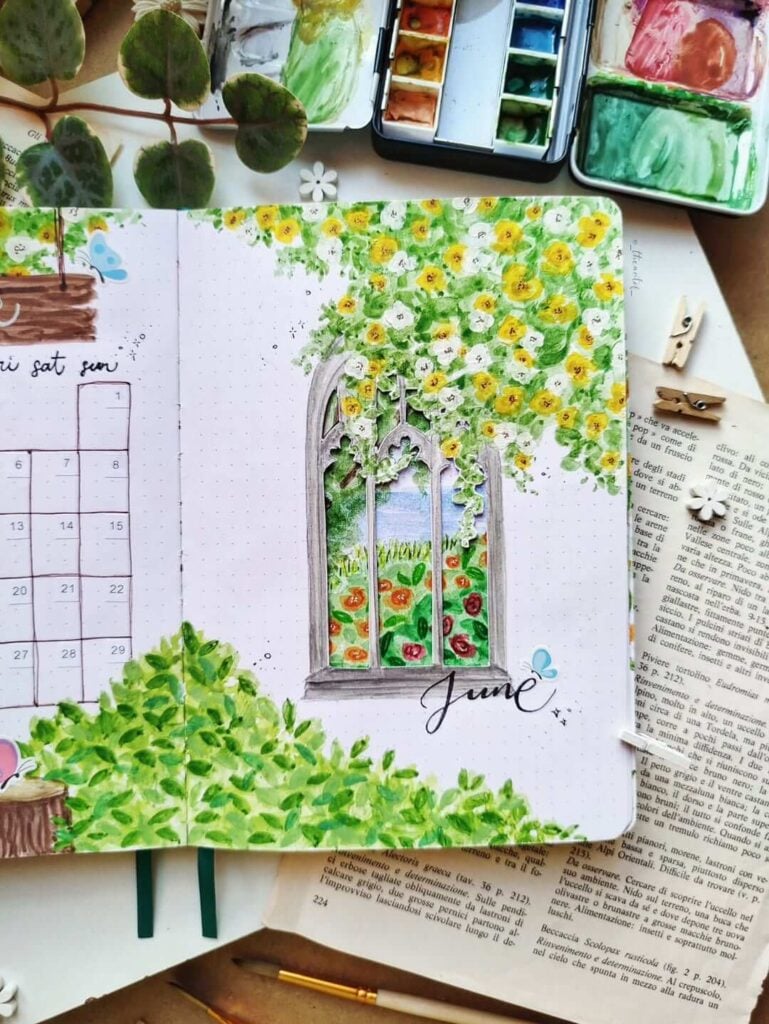 June Bullet Journal Ideas