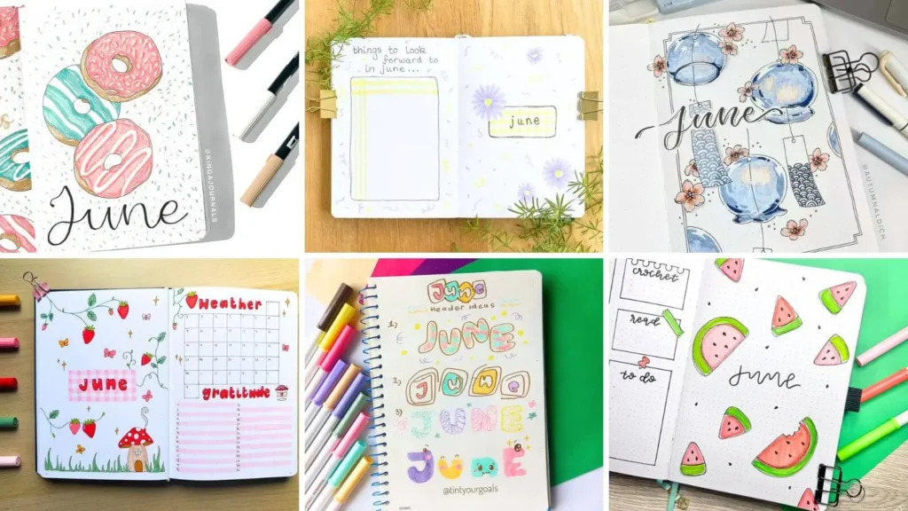 June Bullet Journal Ideas