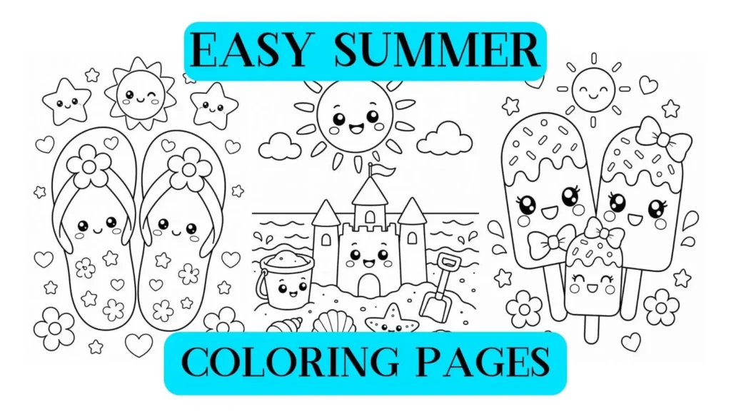 summer coloring pages