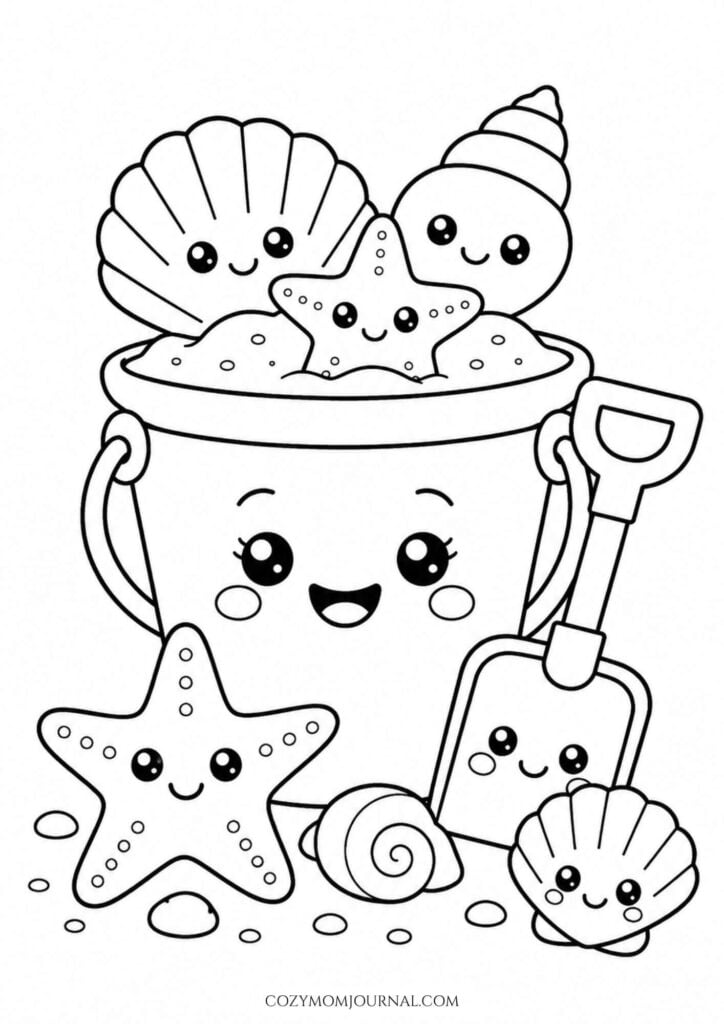 summer coloring pages