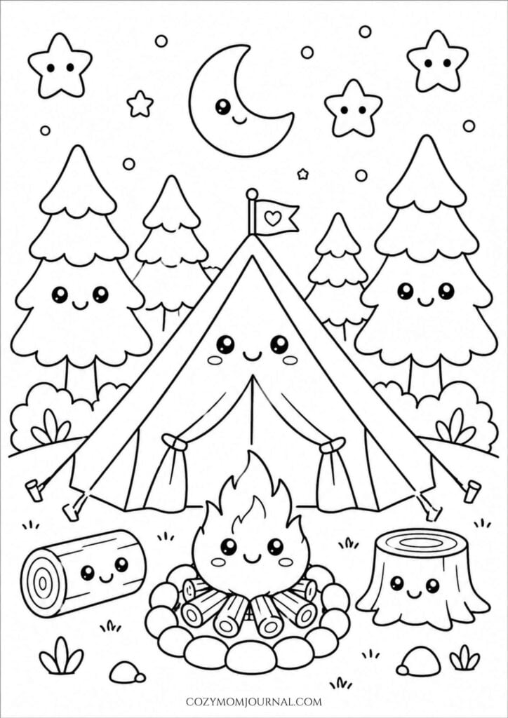 summer coloring pages