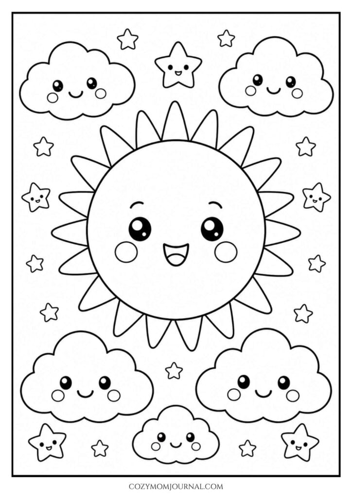 summer coloring pages