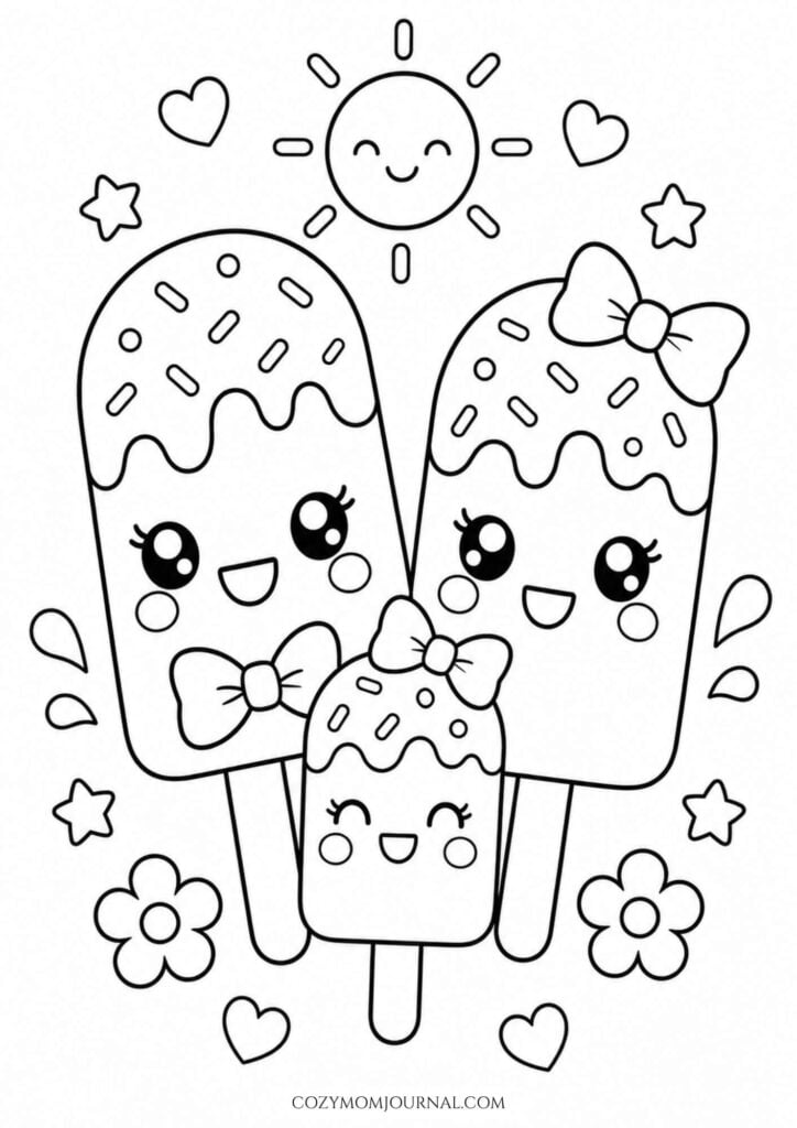 summer coloring pages