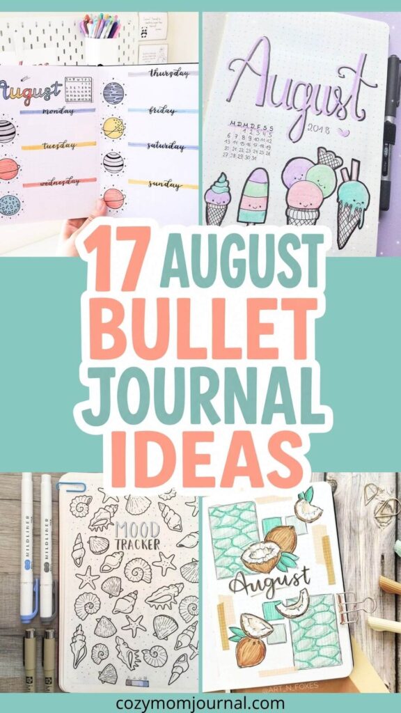 August bullet journal ideas