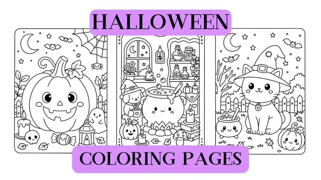 Halloween coloring pages