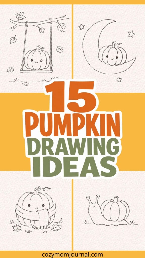 pumpkin doodle drawing ideas
