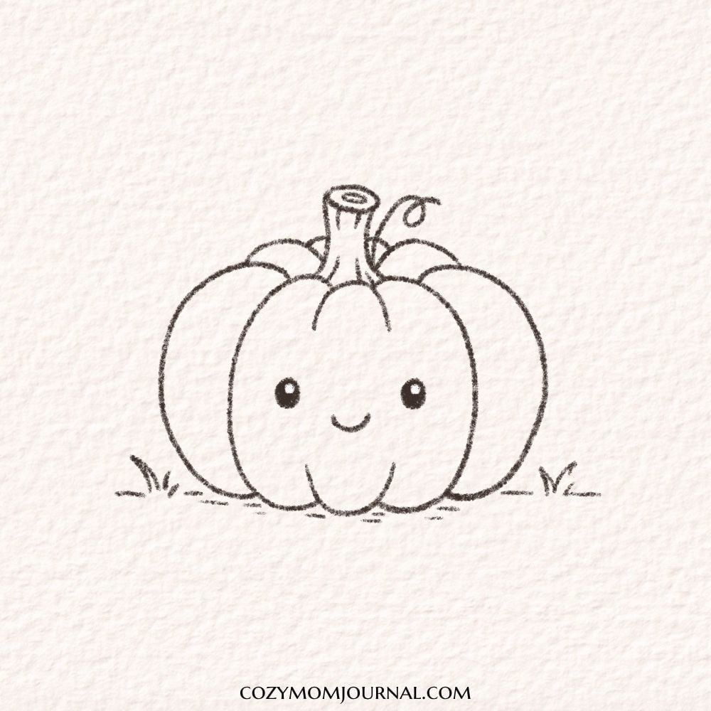pumpkin doodle drawing ideas