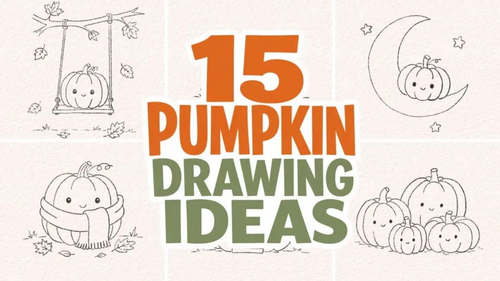 pumpkin doodle drawing ideas
