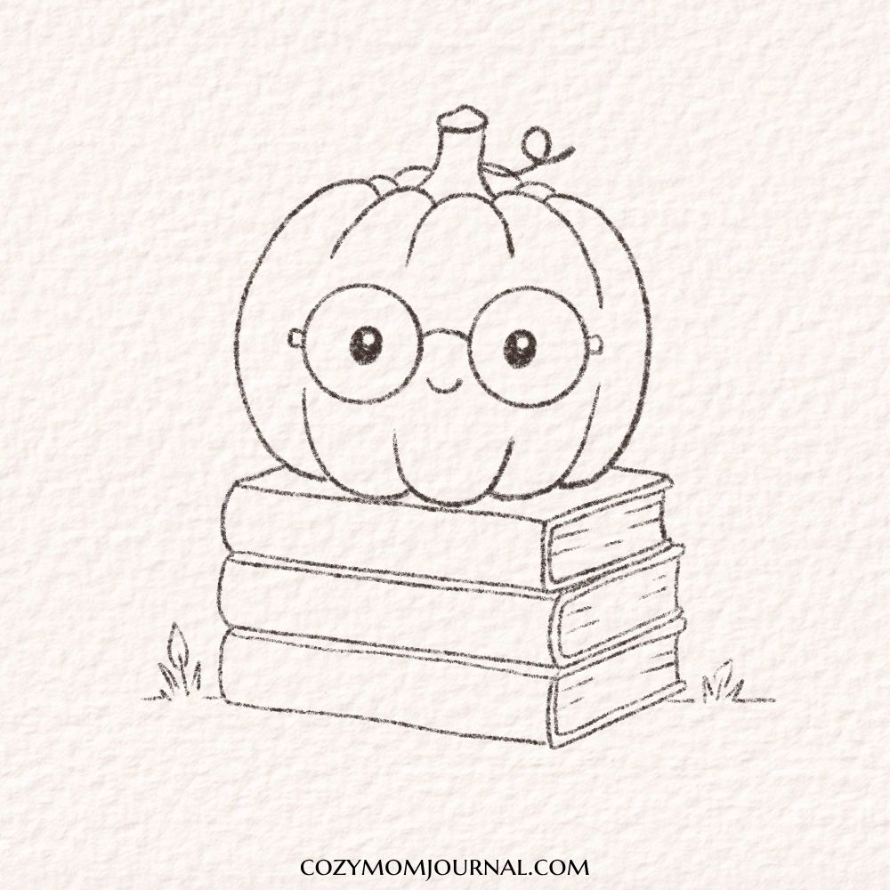 pumpkin doodle drawing ideas