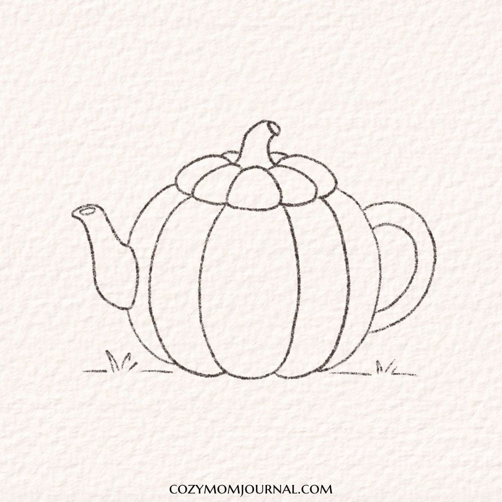 pumpkin doodle drawing ideas