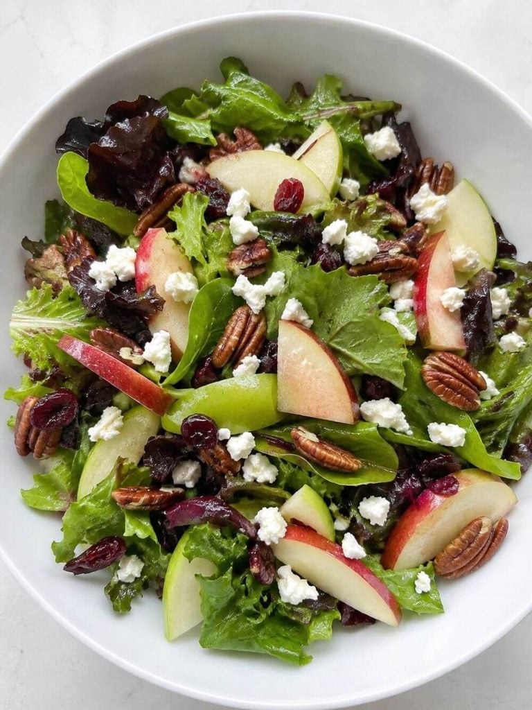 Apple, Pecan, and Goat Cheese Salad