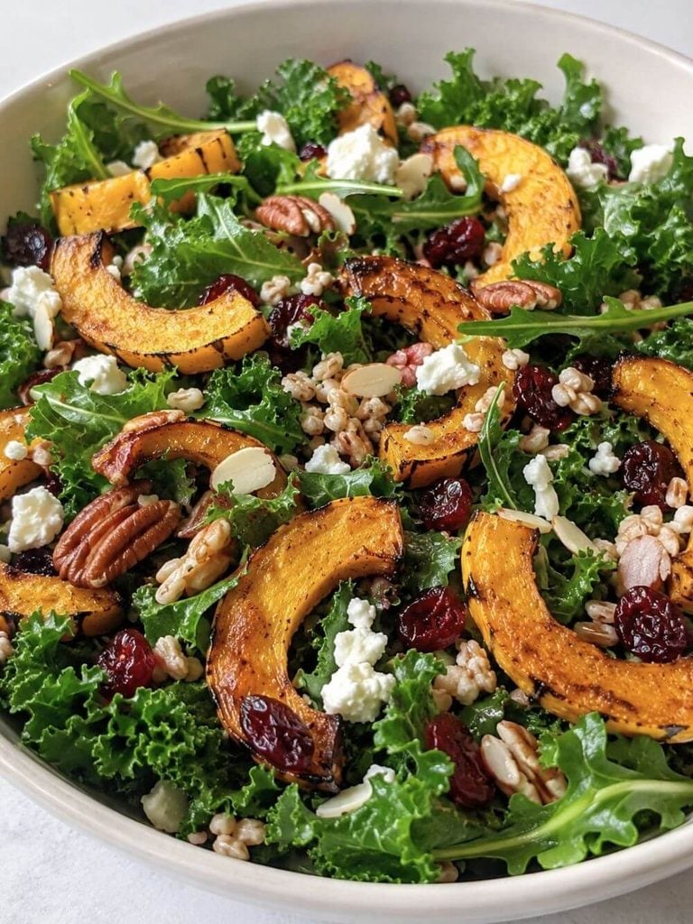 Maple-Roasted Delicata Squash Salad