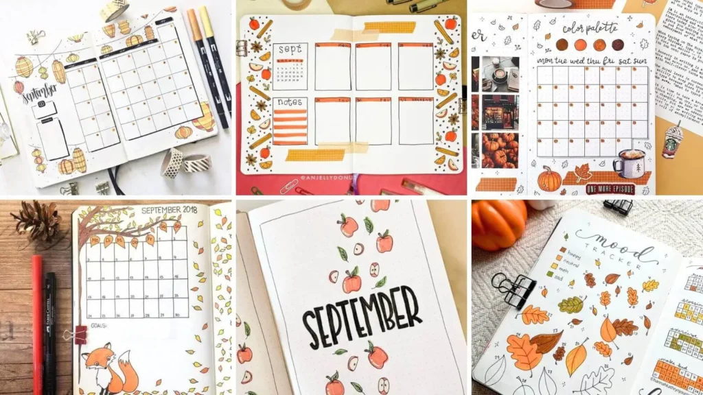 September bullet journal ideas