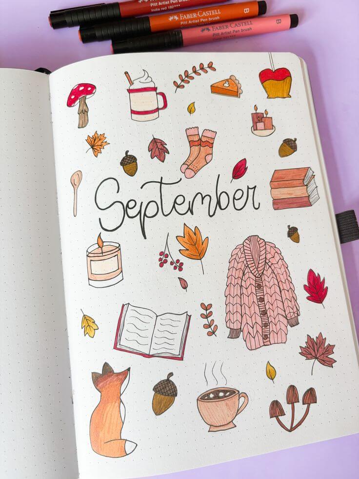 September bullet journal ideas