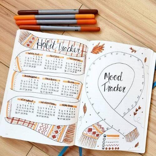 September bullet journal ideas