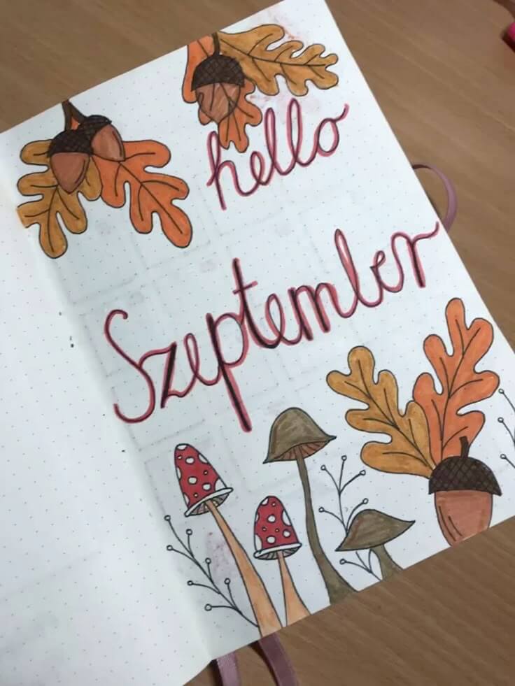 September bullet journal ideas