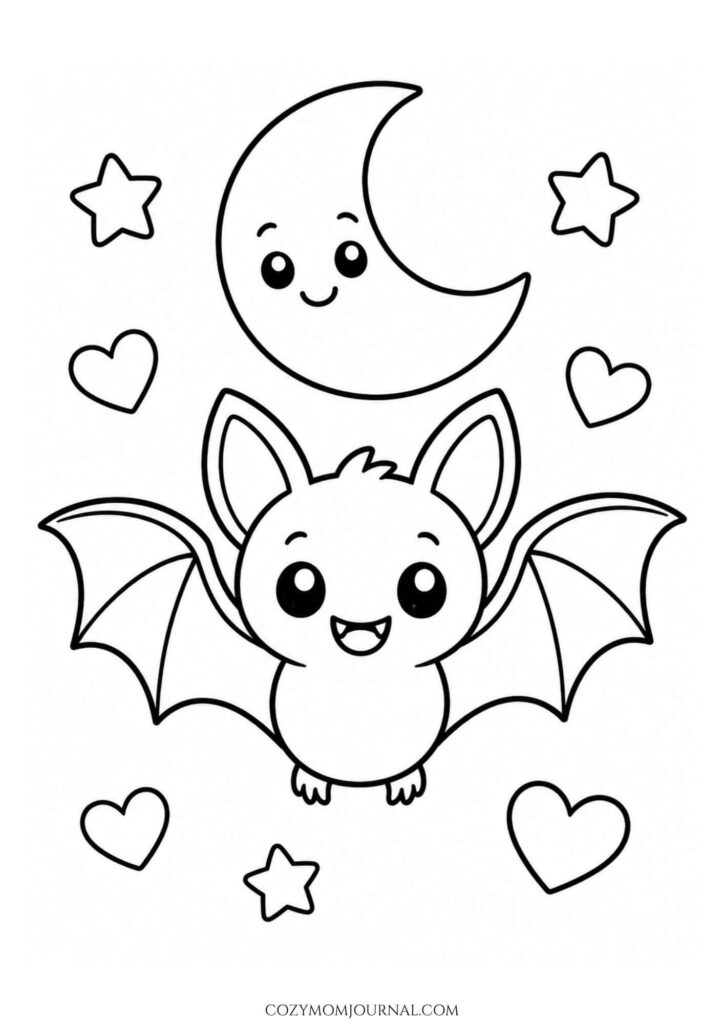 Cute Spooky Coloring Pages