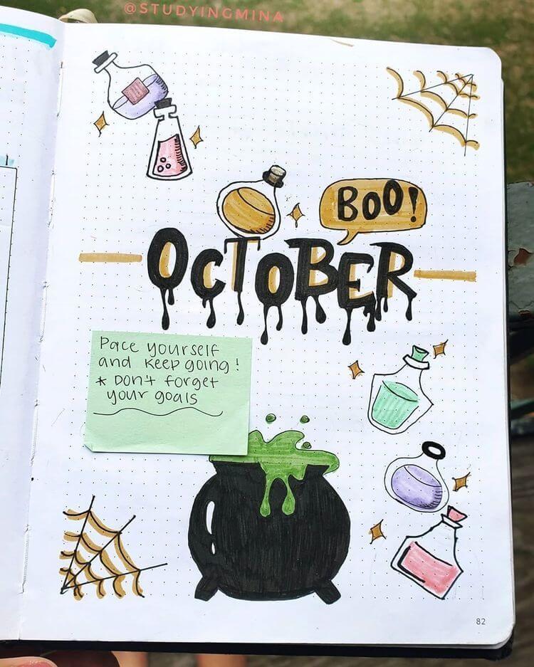 October bullet journal ideas
