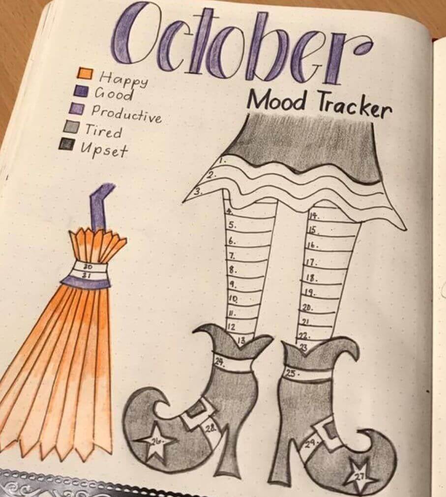 October bullet journal ideas