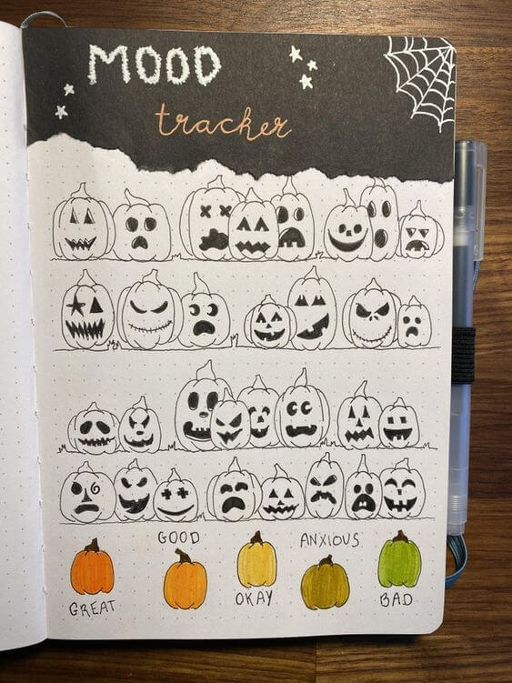 October bullet journal ideas
