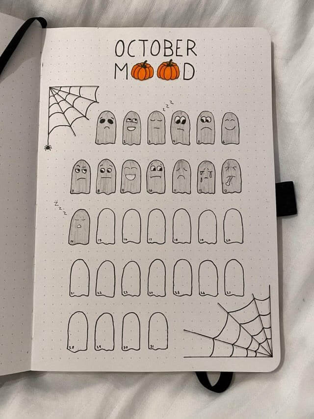 October bullet journal ideas