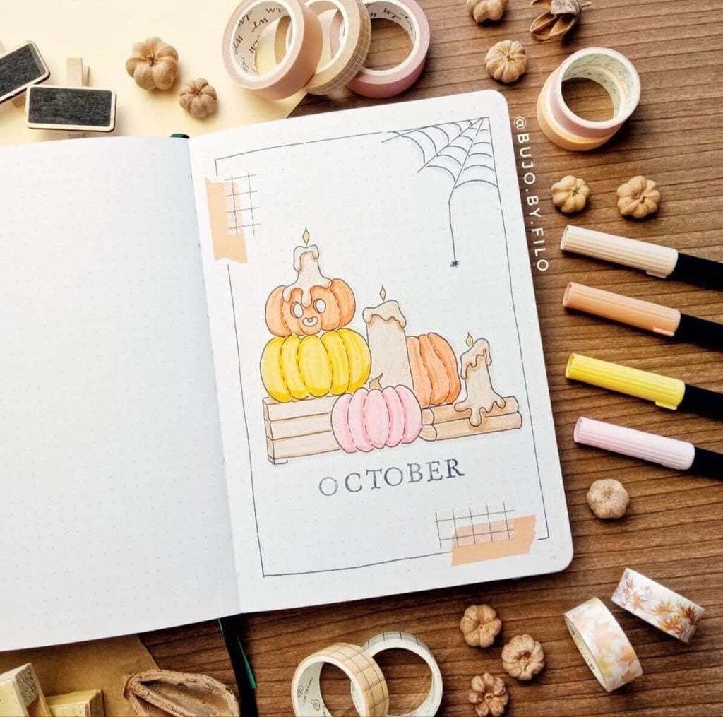 October bullet journal ideas
