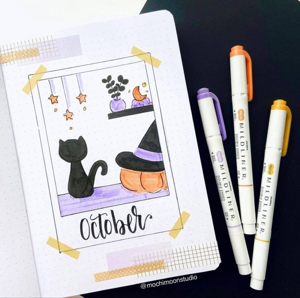 October bullet journal ideas