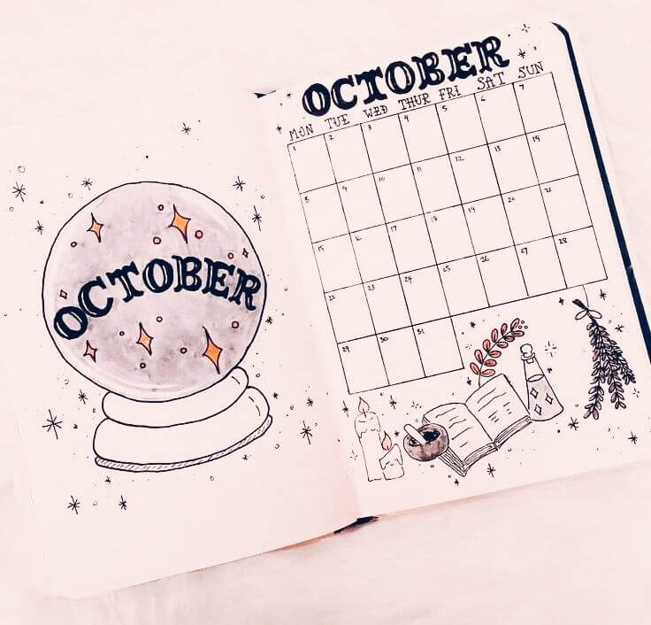 October bullet journal ideas