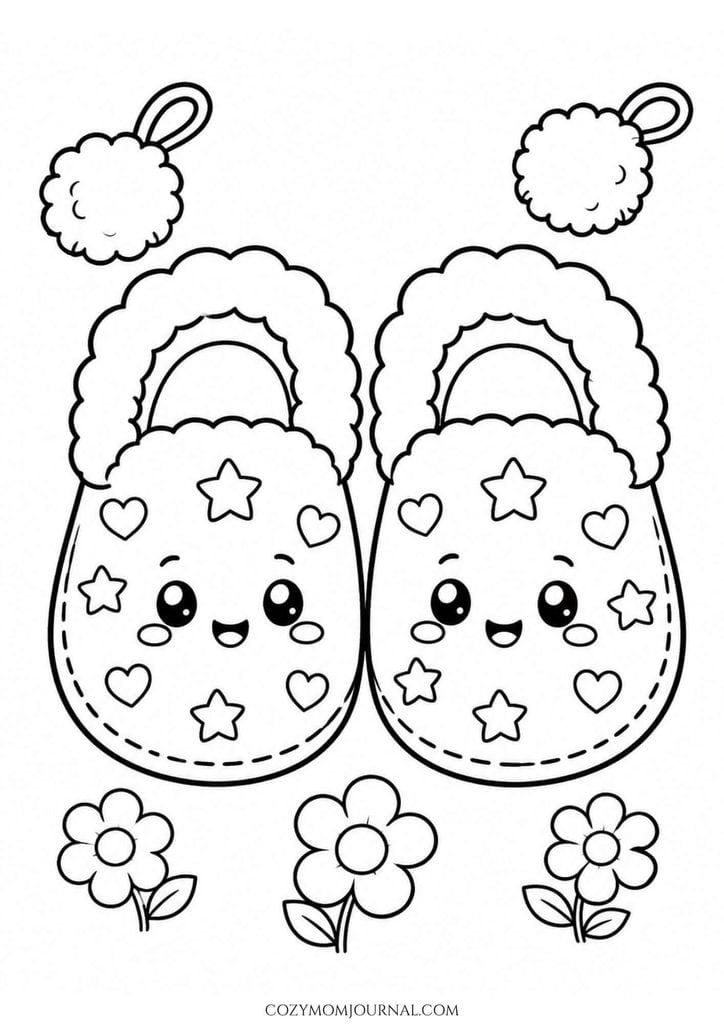 cute cozy coloring pages