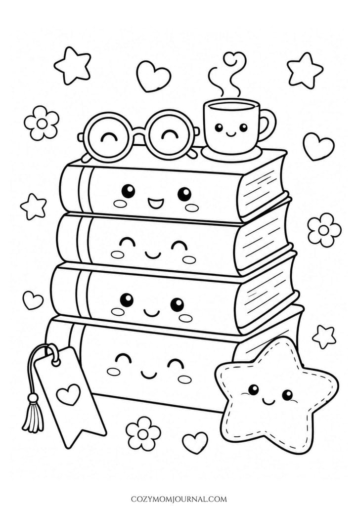 cute cozy coloring pages