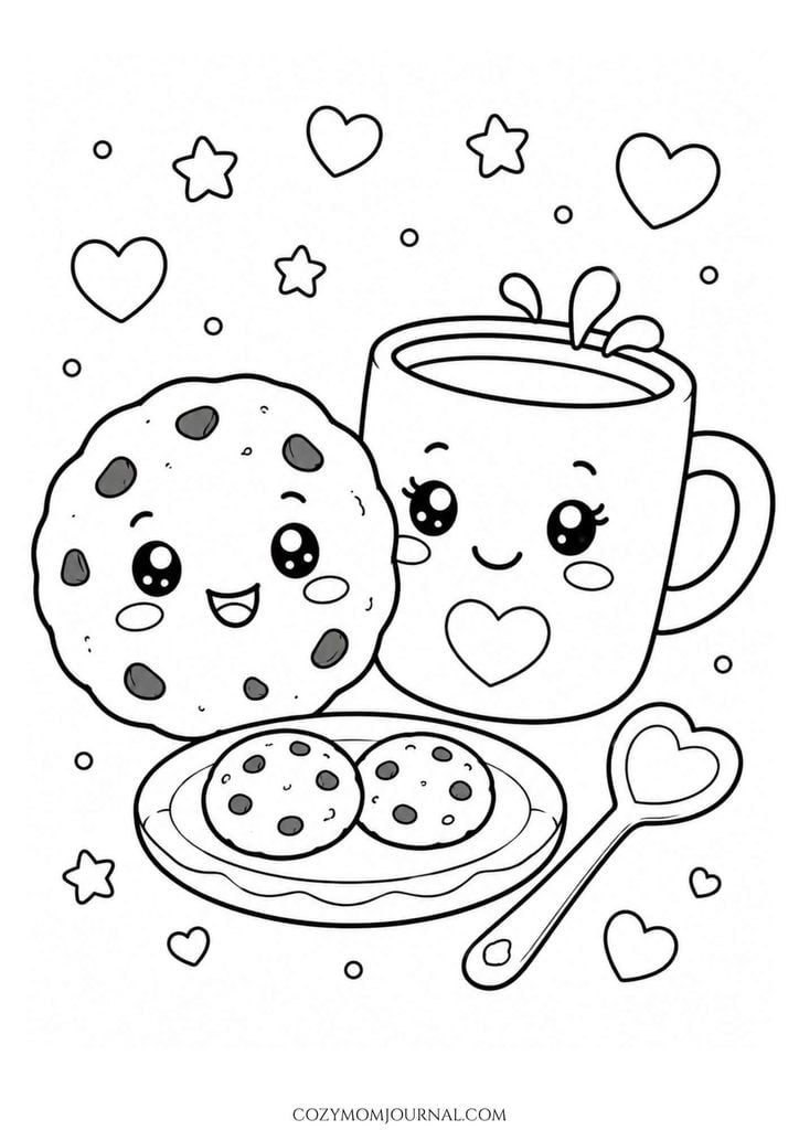 cute cozy coloring pages