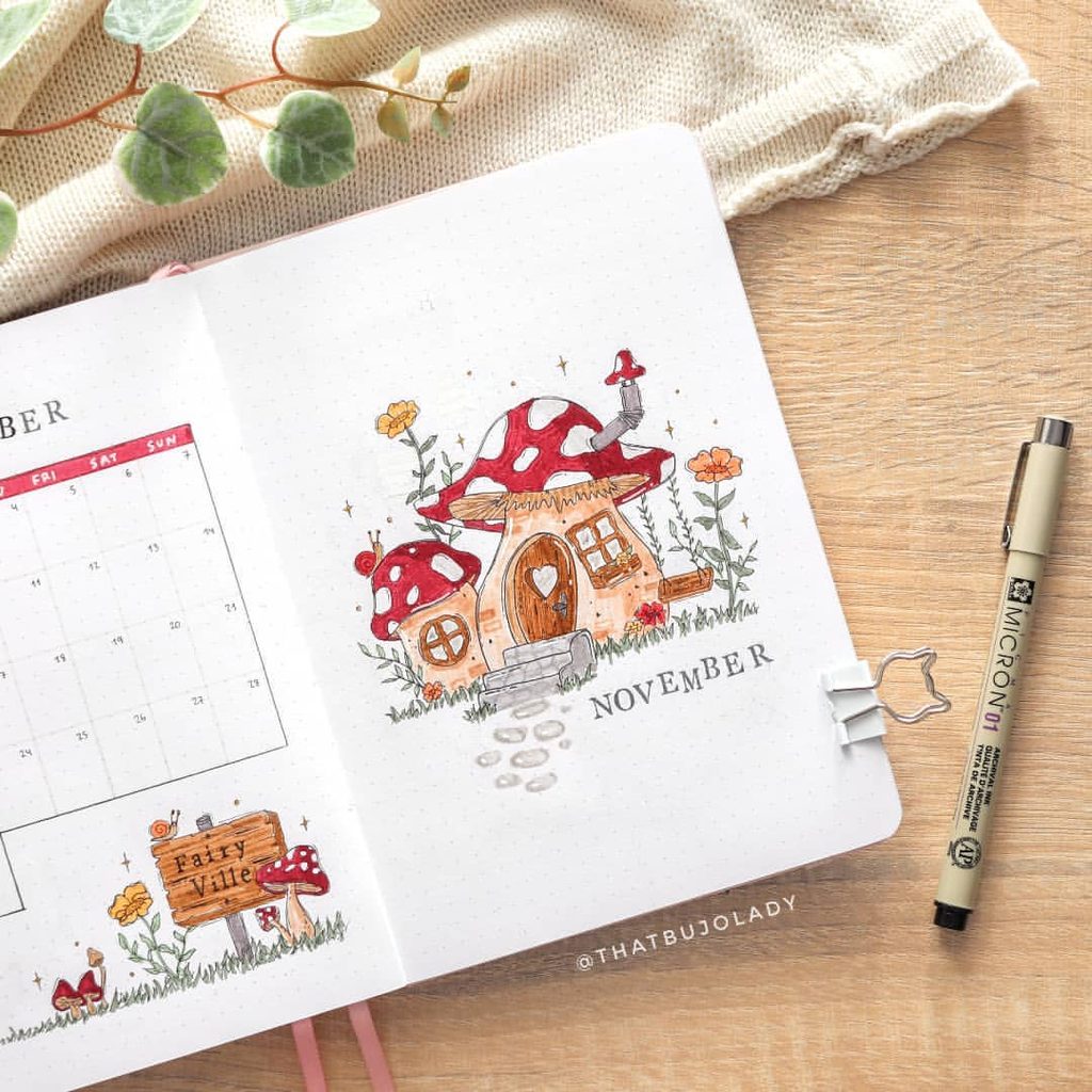 November bullet journal ideas