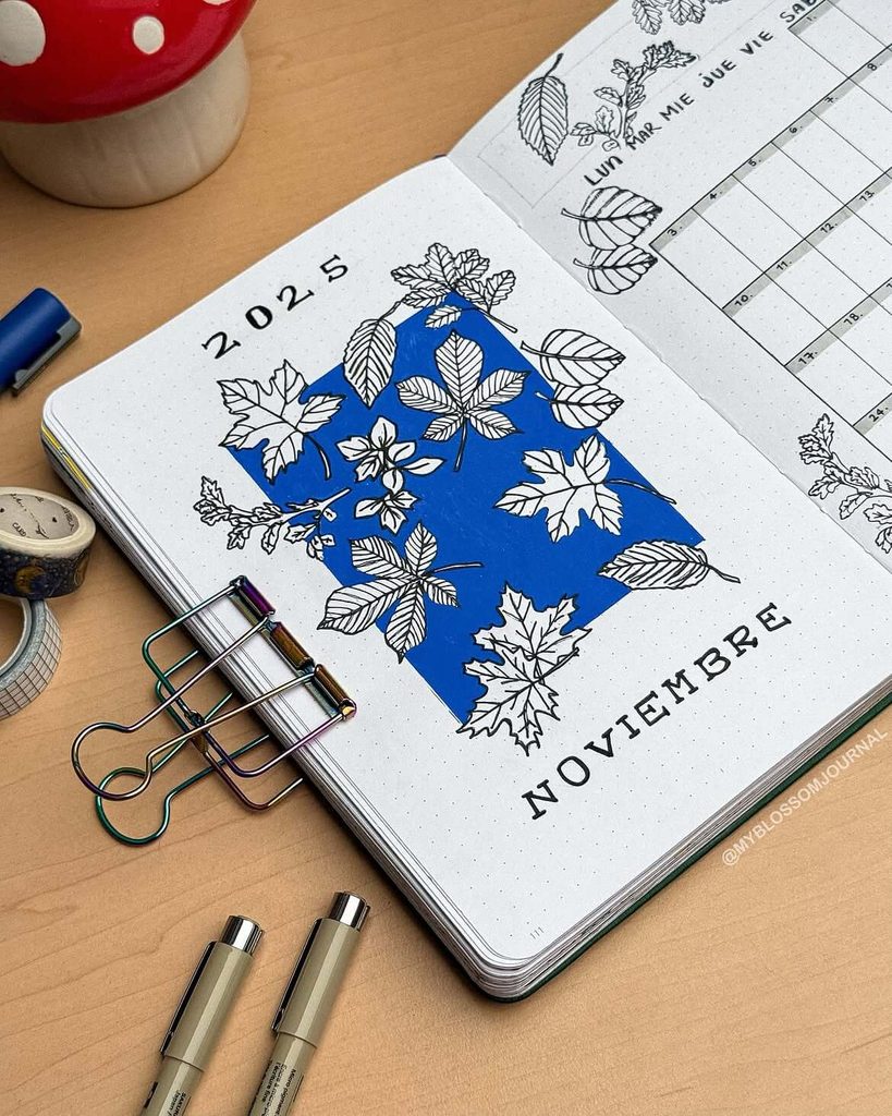 November bullet journal ideas